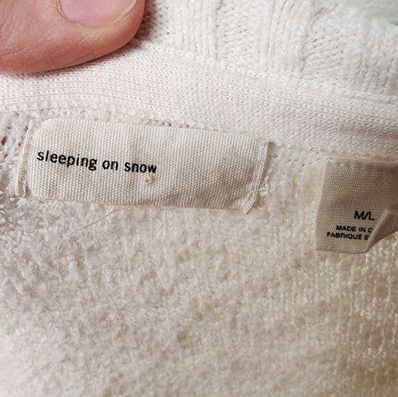 Anthropologie Cream Shrug with Soft Knit Texture - Picture 7 of 7